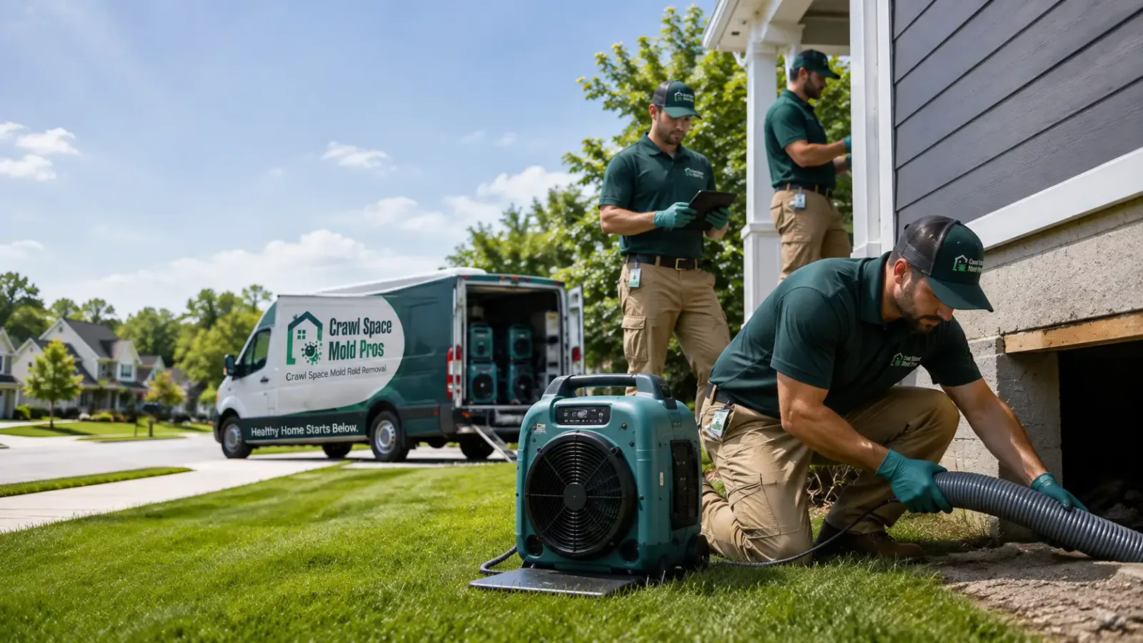 Crawl Space Mold Removal in Guilford, NY